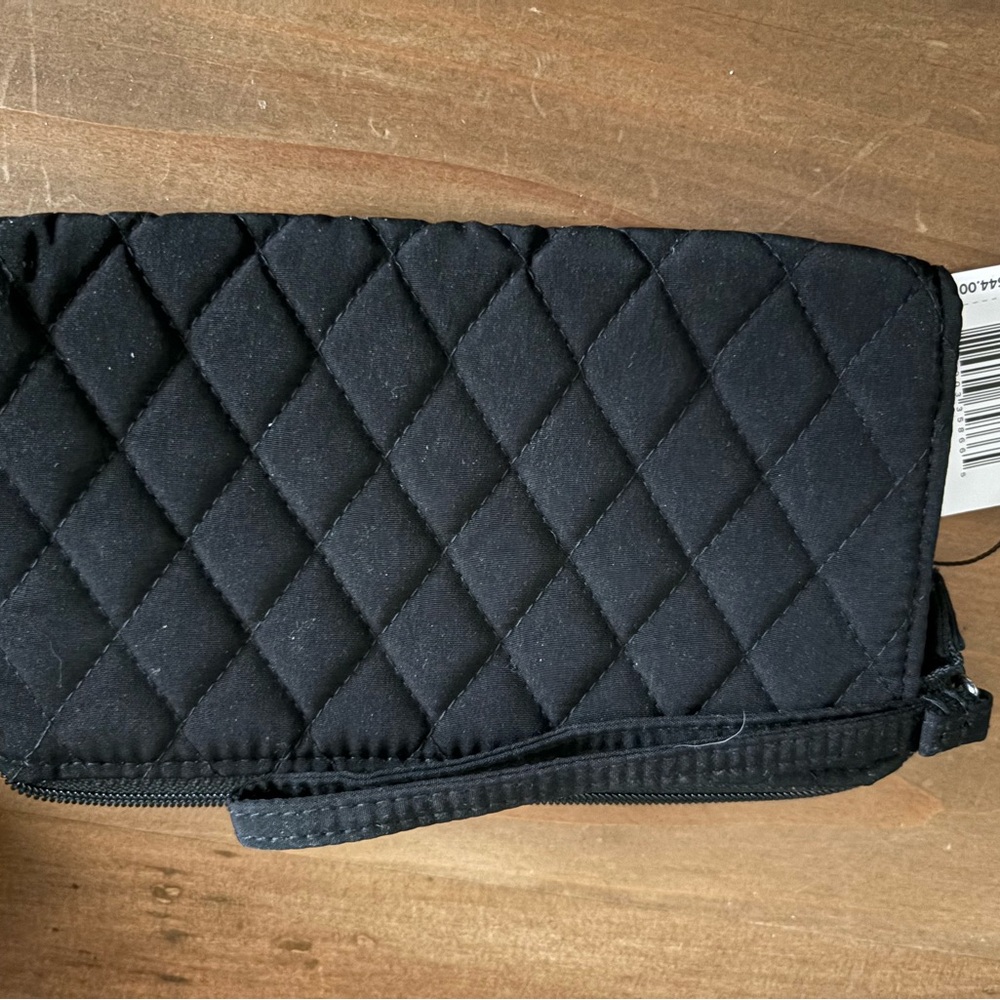 Black Quilted Wristlet